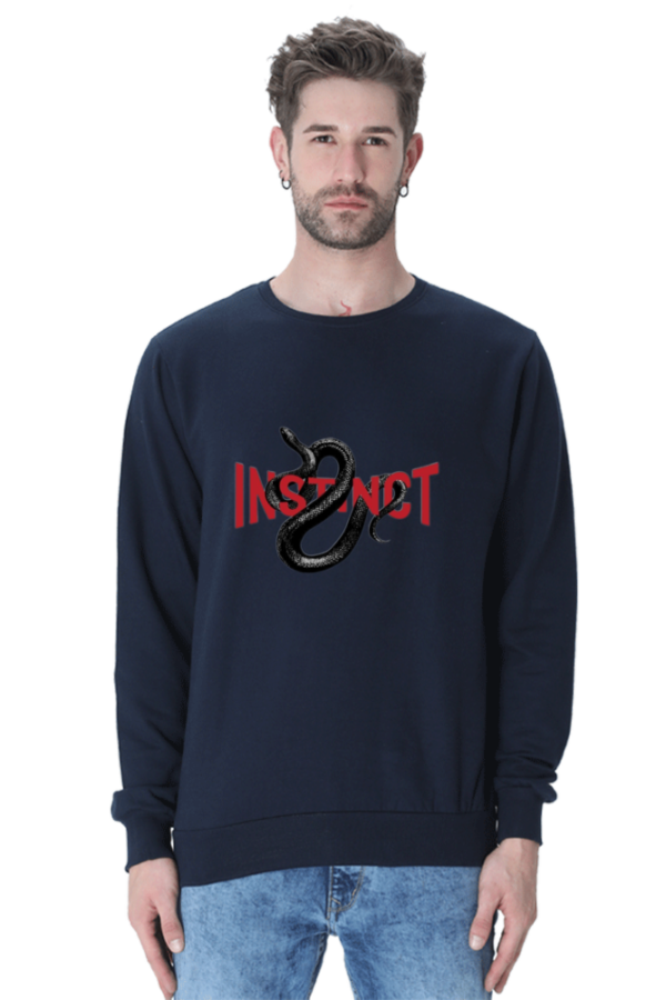 Instinct" Snake Printed Graphic Full Sleeve T Shirt | sweat & stain free, summer fabric - Image 8