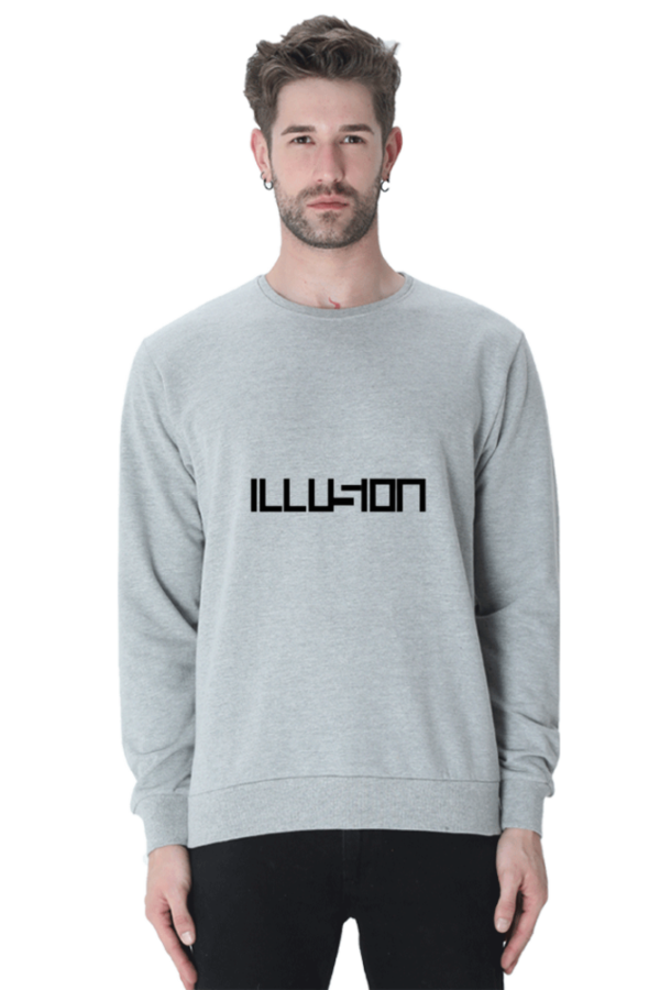"Illusion" style printed Minimalist Sweatshirt - Image 6