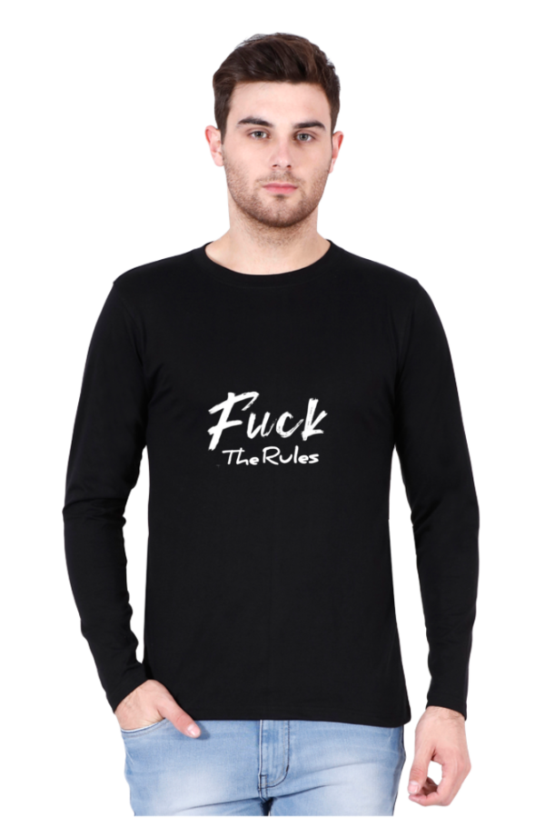 Bold Statement Clothing: "Break the Rules" Long Sleeve T-Shirt. - Image 3
