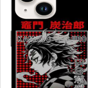 iPhone 15 Sublimation Case – Epic Demon Slayer Anime Design!