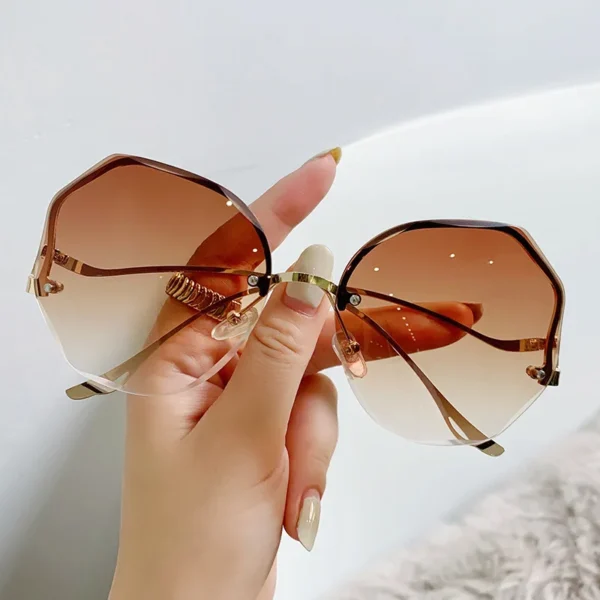 European American Style Hexagon Sunglasses – Best Ladies Sunglasses for Women - Image 2