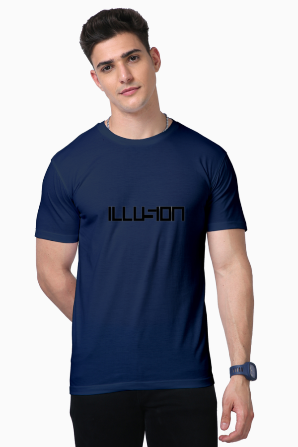 Classyfad "ILLUSION" Printed T-Shirt – Premium Cotton | Minimal Street Style | Multiple Sizes | No Fade, No Sweat & No Stain - Image 4