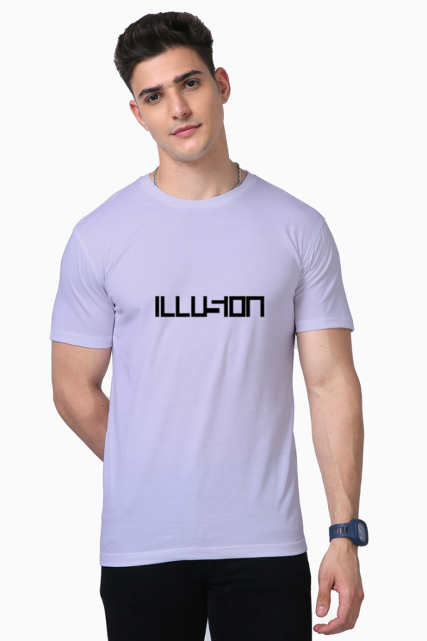 Classyfad "ILLUSION" Printed T-Shirt – Premium Cotton | Minimal Street Style | Multiple Sizes | No Fade, No Sweat & No Stain - Image 2