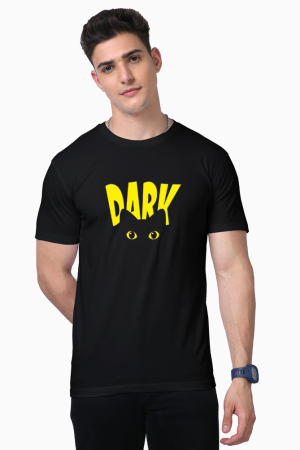 Bold Cat Eyes T-Shirts 🐾 | No Fade, No Sweat, Super Soft | Multi Colors & Sizes – "DARK, But Make It Fashion". - Image 3