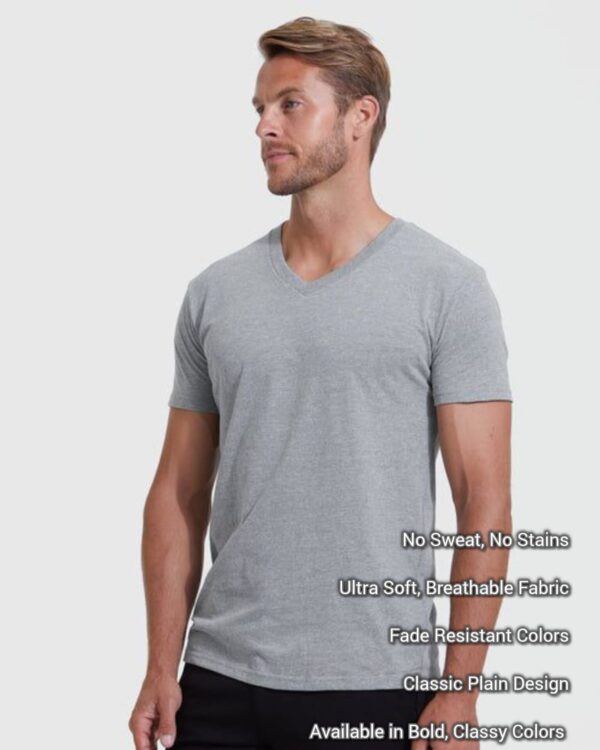 v neck plain