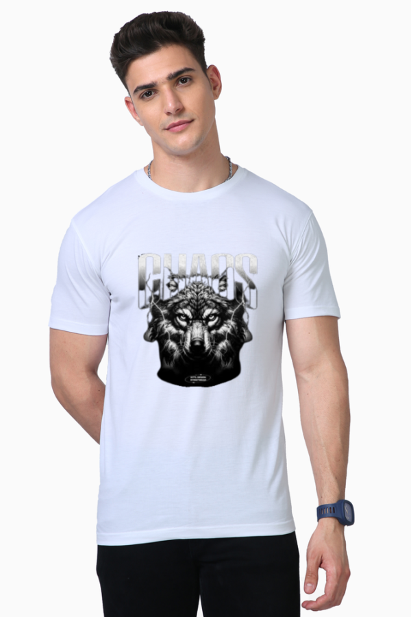 "CHAOS Wolf – Best Summer Fabric T-Shirt for the Wild Souls" - Image 4