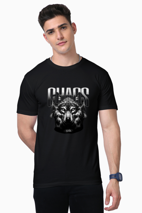 "CHAOS Wolf – Best Summer Fabric T-Shirt for the Wild Souls" - Image 3