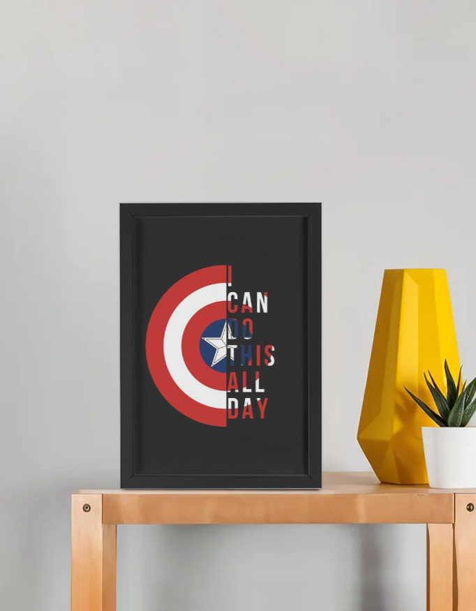 framed poster I can do this all day framed poster wall art a4